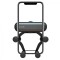 Suport auto Telefon tip Gravity, Prindere in 5 Puncte, Fara Magnet, Metalic, Negru