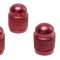 Set capacele auto Automax pentru ventil rotund rosu, 4 buc. AutoDrive ProParts