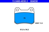 ATE 13.0460-4030.2 set placute frana,frana disc
