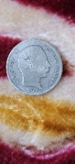 Monedă de argint 1 krone cs 1875 foto
