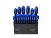 Set Surubelnite 36 piese Geko G32002, CrV, Magnetic, Philips, Plate, Torx, PoziDriv + Suport
