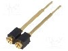 Conector 2 pini, seria {{Serie conector}}, pas pini 2,54mm, FISCHER ELEKTRONIK - MK13.02GX2