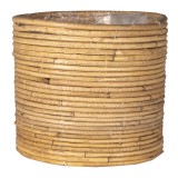 Cumpara ieftin Ghiveci rattan maro 26x22 cm