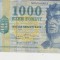 B11 3 - Bancnota foarte veche - Ungaria - 1 000 forint - 1998