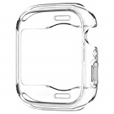 Carcasa thin fit compatibila cu apple watch 7 ,41mm, defense htpmag, transparenta