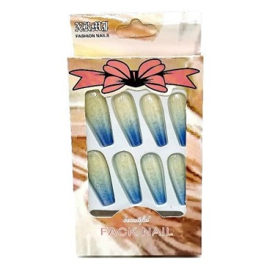 Set 12 Unghii False Degrade, Fashion Nail, 01 foto