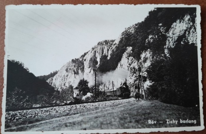 Carte postala, Defileului Crișului Repede unde se afla Pestera Vadu Crisului, 1914