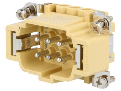 Conector HDC Tată 6 PIN 16A 500V foto