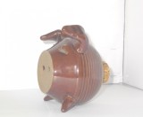 Pusculita ceramica emailata hand made - Piggy bank - design Aage Selsbo, Suedia