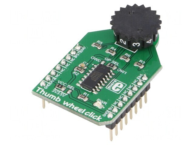 Buton Selector Rotativ 10 Poziții THUMBWHEEL CLICK