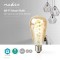 Bec Wi-Fi Smart LED cu filament E27 ST64 5.5W 350lm 1800-6500K Nedis