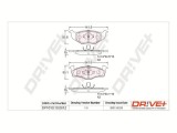 Dr!ve+ DP1010.10.0812 set placute frana,frana disc