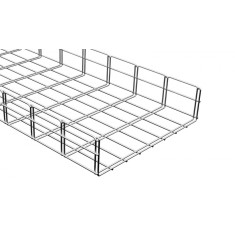 Canal cablu metalic 400x100mm din sarma mesh galvanizat lungime 2m jgheab pentru trasee electrice