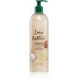 Oriflame Love Nature Organic Wheat &amp; Coconut sampon hidratant pentru par uscat 500 ml