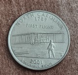 M3 C50 - Quarter dollar - sfert dolar - 2001 - North Carolina - P - America USA