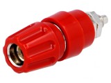 Soclu Banană Roșu 4mm 63A 60VDC, HIRSCHMANN