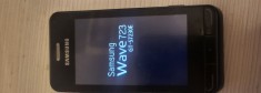 Smartphone rar Samsung Wave 723 S7230e Black Liber retea Livrare gratuita!