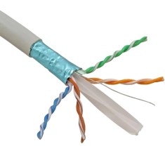 Cablu FTP, cat 6, CUPRU 100%, manta LSZH 305m - ELAN ELN-FTP-6-CU