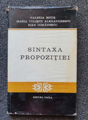 SINTAXA PROPOZITIEI - Botis, Vulisici foto