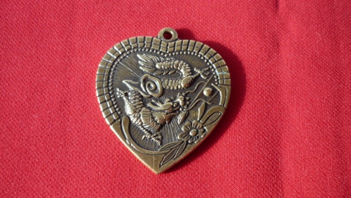 MEDALIE VECHE DE BRONZ