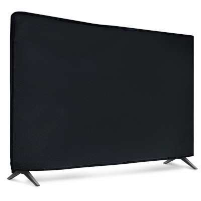 Husa de praf pentru televizor 65 inch, Kwmobile, Negru, Textil, 51704.01 foto