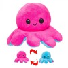 Jucărie Plus, Model Caracatiță, Fucsia și Bleu, Reversibilă, 14cm, Oem