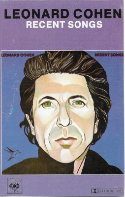 Casetă audio Leonard Cohen &amp;ndash; Recent Songs, originală foto