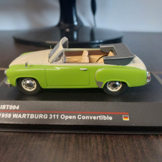 Macheta WARTBURG 311 CABRIO 1959 - Ist Models, scara 1/43, noua.