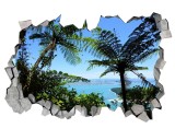 Cumpara ieftin Sticker decorativ, gaura in perete 3D, Mare, 85 cm, 180STK-1, natura si peisaje