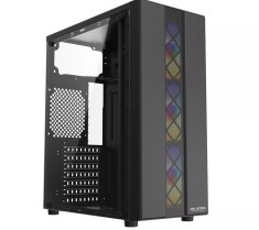 Carcasa pro gaming jax mid tower tempered glass ventilatoare suportate: 6 ventilatoare incluse: 3x argb