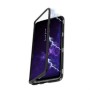Carcasa Magnetica SOHO Samsung Galaxy S8 Plus, Metal + Sticla, Negru/Transparent