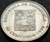 Moneda exotica 50 CENTIMOS - VENEZUELA, anul 1989 * cod 4631, America Centrala si de Sud
