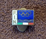 Insigna (cu talpa) Olimpica -FEDERATIA de NATATIE din ITALIA