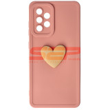 Toc silicon 3D Cartoon Samsung Galaxy A52 / A52 5G Pink Heart
