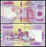 STATELE CENTRAL AFRICANE █ bancnota █ 10000 Francs █ 2020 (2022) █ UNC