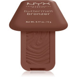NYX Professional Makeup Buttermelt Bronzer crema Bronzant&atilde; culoare 06 Do Butta 5 g