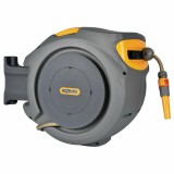 Cumpara ieftin Tambur derulator automat furtun cu montare pe perete, Hozelock, Plastic, 30 m, Gri