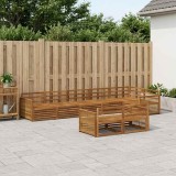 vidaXL Set de canapele de exterior 8 pcs natural 3383507