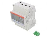 Contor Digital 3-Fazat pentru Șină DIN cu LCD