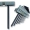 STANLEY. Set 9 imbusuri hexagonale in L 1.5 - 10 mm cu maner