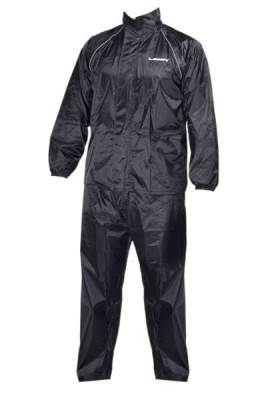 Costum de ploaie, geaca si pantaloni, culoare negru, marime 2XL Cod Produs: MX_NEW LS9069XXL foto