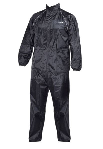 Costum de ploaie, geaca si pantaloni, culoare negru, marime L Cod Produs: MX_NEW LS9069L