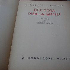 G. Novello - Che Cosa Dira la Gente?- alb / negru-1938-caricatura,umor,italiana