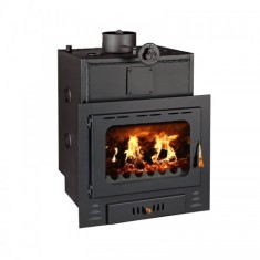 Focar de semineu tip centrala, Prity GW28, 10,5 kg/h, 750 x 580 x 870