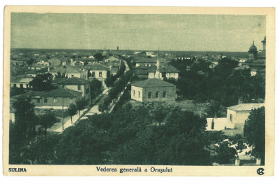 3382 - SULINA, Tulcea, Romania - old postcard - unused foto