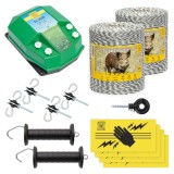 Pachet de bază gard electric 2000 m, 4,5&nbsp;Joule, pentru animale sălbatice :: 2000&nbsp;m