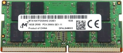 Memorie Laptop Sodimm 16GB DDR4 2Rx8 PC4-2666V non-ECC Unbuffered CL19 MTA16ATF2G64HZ-2G6E1 Micron bulk foto