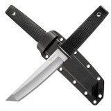 Cutit de vanatoare Katana Tanto Flint Foxter, 30 cm, toc inclus, argintiu