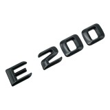 Emblema E 200 Negru, pentru spate portbagaj Mercedes, Mercedes-benz