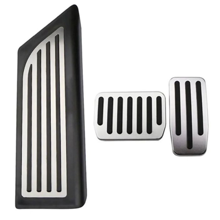 Ornamente inox pedale Tesla Model 3, Model Y si Model Y Performance